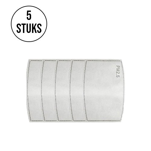 Filters voor kinder mondkapjes | 5 stuks