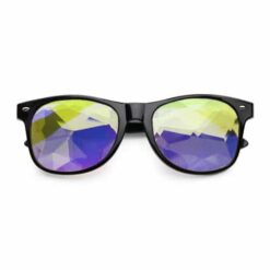 Classic caleidoscoop bril zwart | big flower