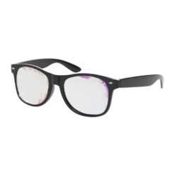 Alternative view of Classic caleidoscoop bril zwart | big flower