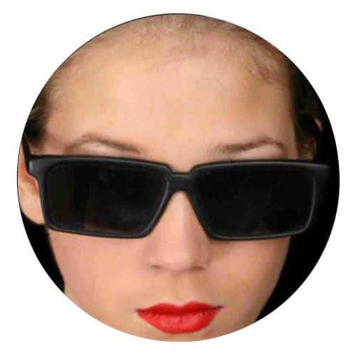 Feestbril | achterruitkijk bril spyglasses