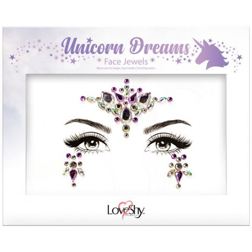 Festival gezicht steentjes | Unicorn Dreams