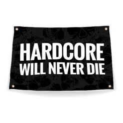Festival vlag | Hardcore will never die