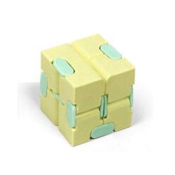 Infinity cube | pastel geel