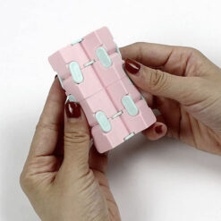 Alternative view of Infinity cube | pastel roze