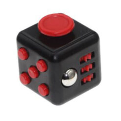 Fidget cube | zwart - rood