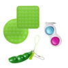 Glow in the dark fidget toys pakket | pop it | pea popper