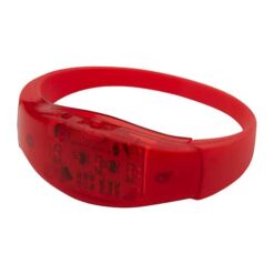 Sound activated LED armbandje | rood