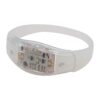 Sound activated LED armbandje | wit