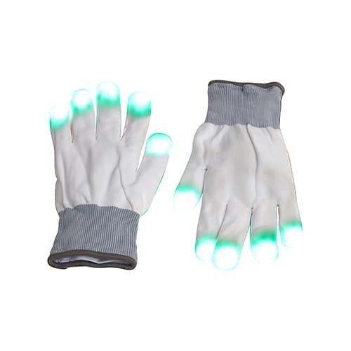 LED handschoenen | wit - Afbeelding 3