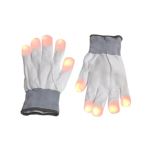 LED handschoenen | wit - Afbeelding 4