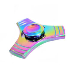 Metalen fidget spinner regenboog