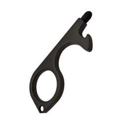 Alternative view of Metalen no touch hygiene key met smartphone knop