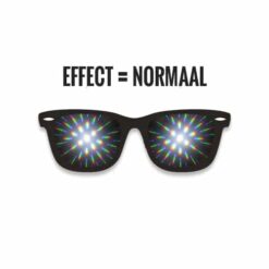 Alternative view of Freaky Glasses | spacebril diffractie clip