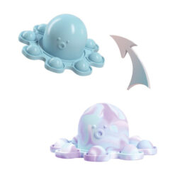 Alternative view of Pop it mood octopus | blauw roze