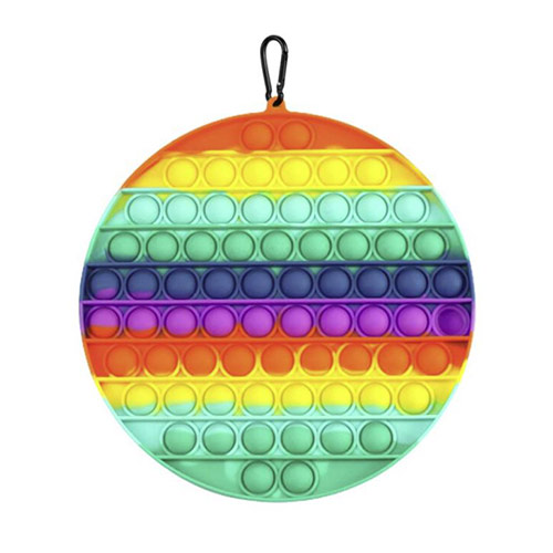 Pop it XL | fidget toy | grote cirkel | rainbow