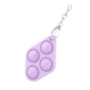 Pop it sleutelhanger - Ruitje lila