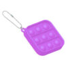 Pop it sleutelhanger - Vierkant paars