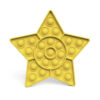 Fidget toys pop it - Ster geel
