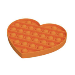 Fidget toys pop it - Oranje hartje