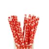 Kerst rietjes | 25 stuks