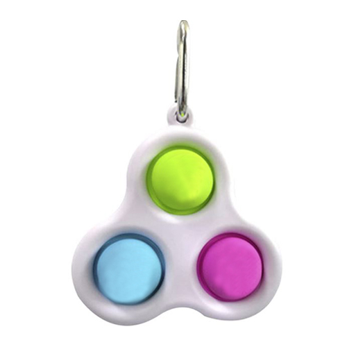 Simple dimple triple | blauw roze groen