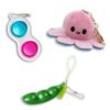 Sleutelhanger toys pakket | pop it | mood octopus