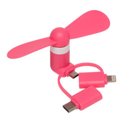 Smartphone ventilator 3 in 1 | Micro-USB | Lightning | USB-C