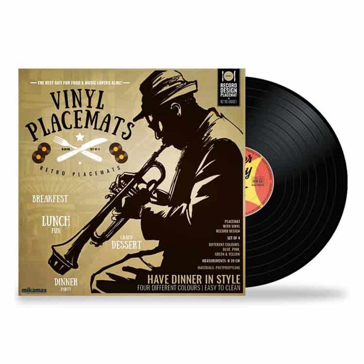Retro placemats vinyl | 4 stuks - Afbeelding 3