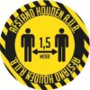 Vloersticker | 1,5 meter afstand houden