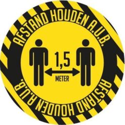 Vloersticker | 1,5 meter afstand houden