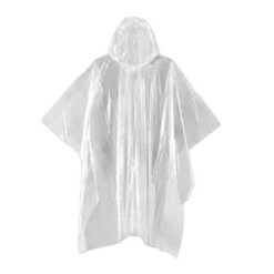 Alternative view of Wegwerp regenponcho | transparant