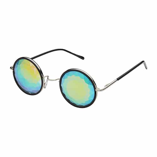 Deluxe steel caleidoscoop bril | big flower - Afbeelding 2