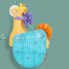 badspeelgoed giraffe sfeer