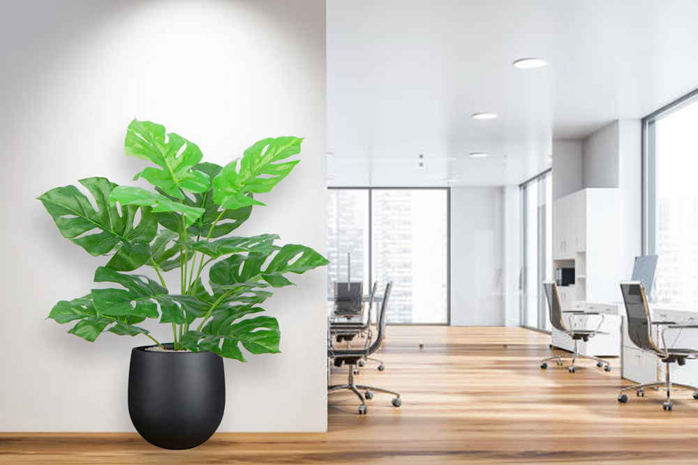 Kunst monstera - gatenplant - 45 cm - Afbeelding 5