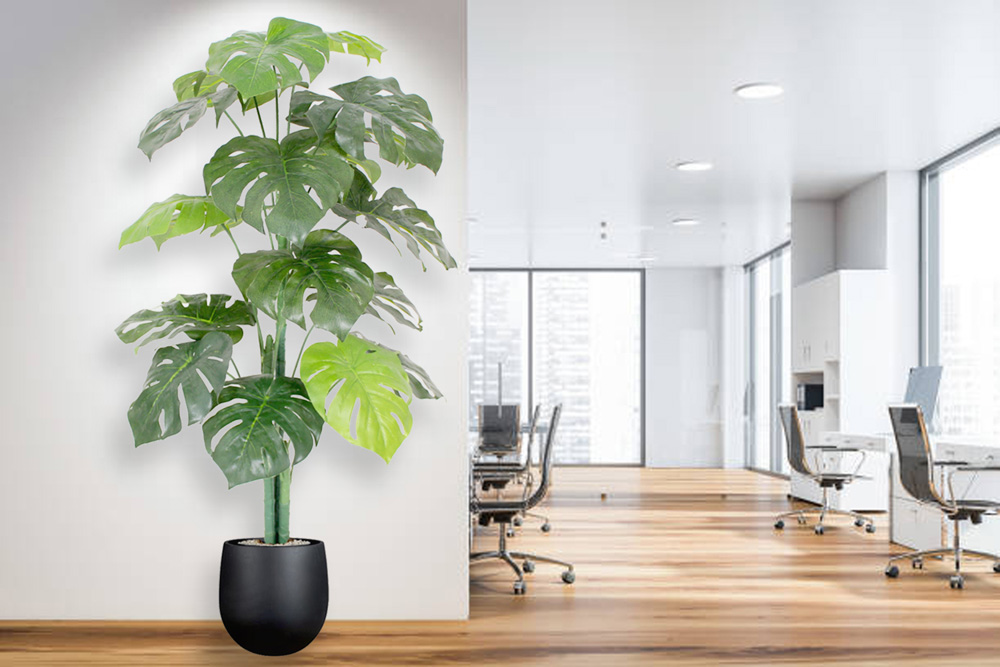 Kunst monstera - gatenplant - 120 cm - Afbeelding 5