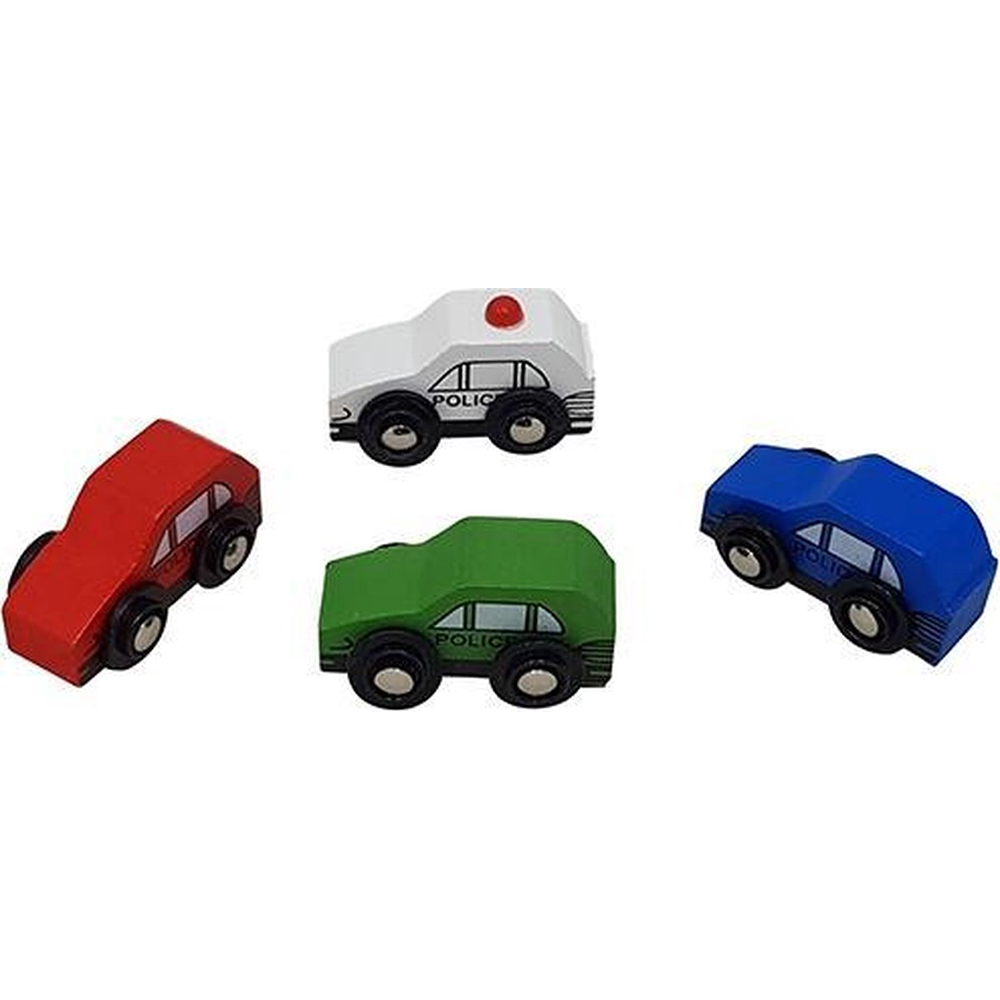 Jouéco houten autogarage met accessoires - Afbeelding 2