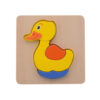 Joueco houten dierenpuzzle eend