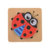 Jouéco houten dierenpuzzel | lieveheersbeestje
