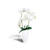 Kunst orchidee met pot