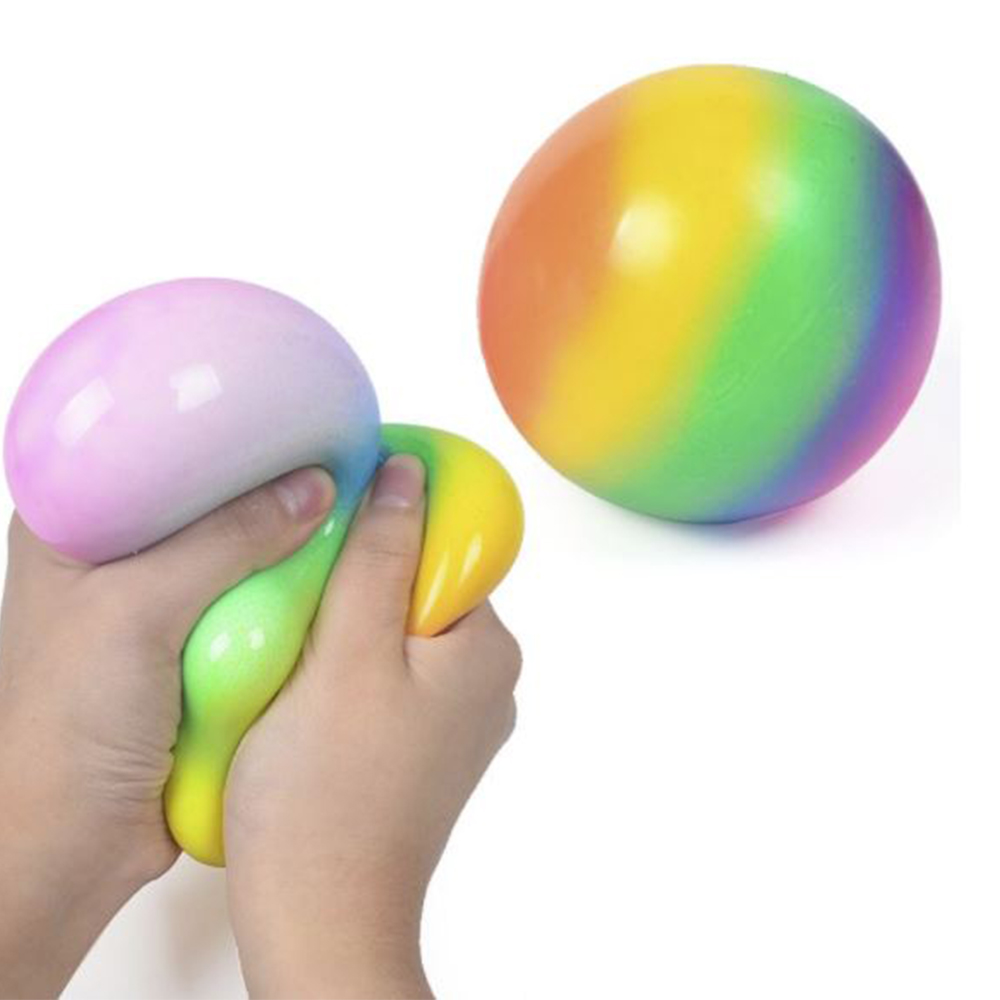 Soft squeeze ball rainbow - Afbeelding 2