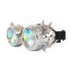 Steampunk - caleidoscoop bril - zilver