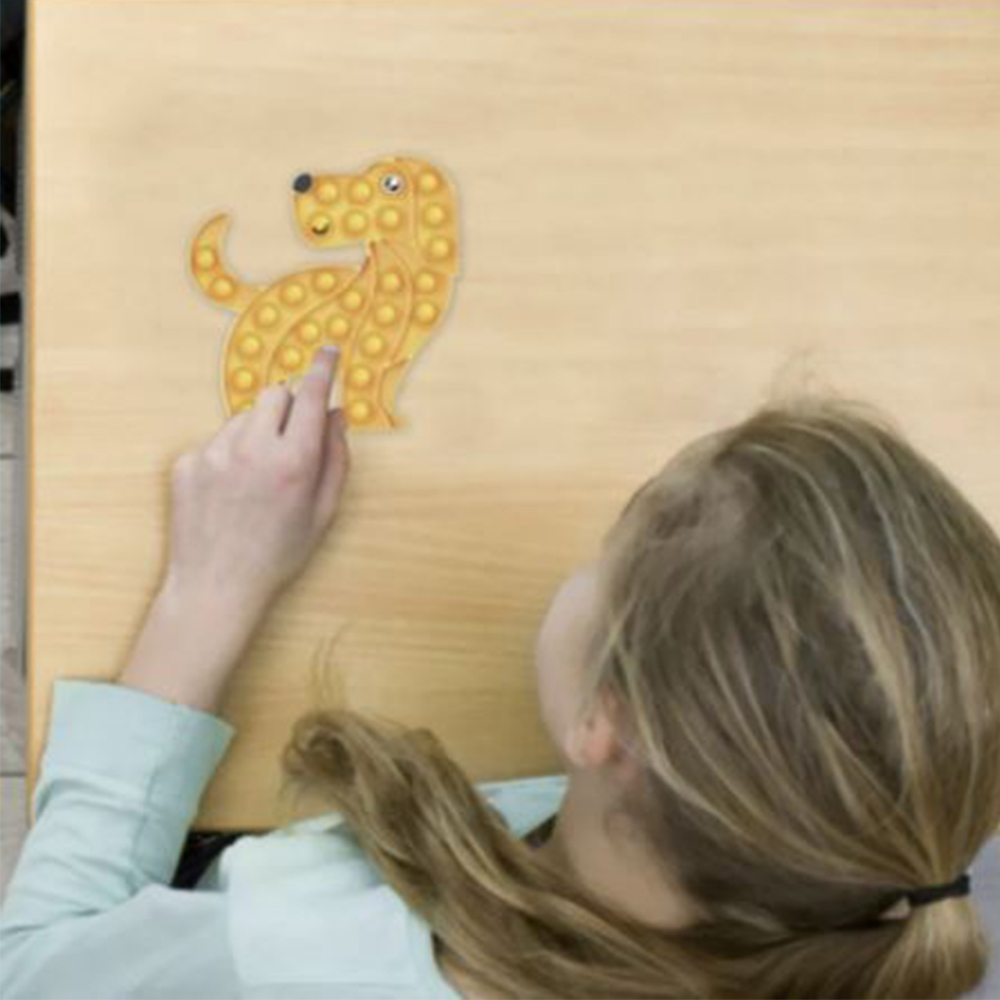 Fidget toys pop it - Hondje oranje - Afbeelding 3
