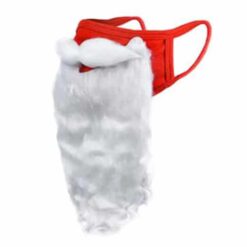 Alternative view of Kerst mondkapje met baard