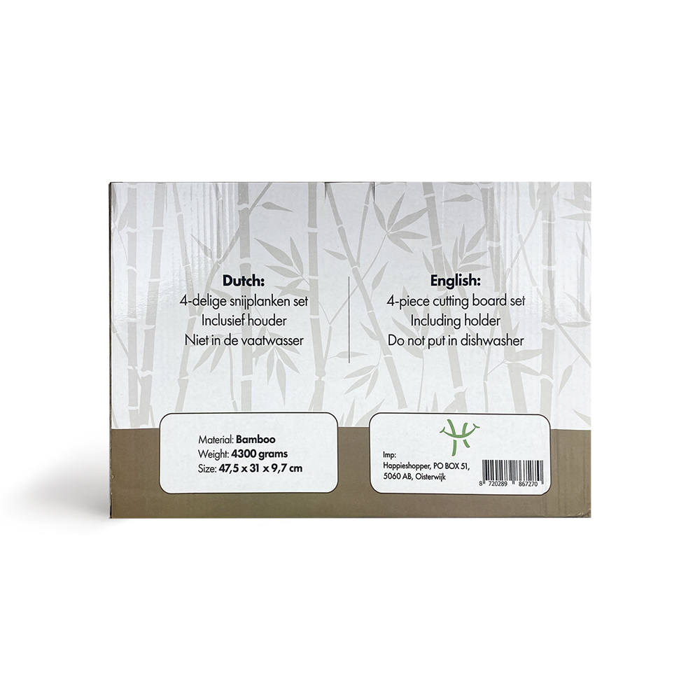 Bamboe snijplanken set groot | 45 x 27.5 - Afbeelding 4