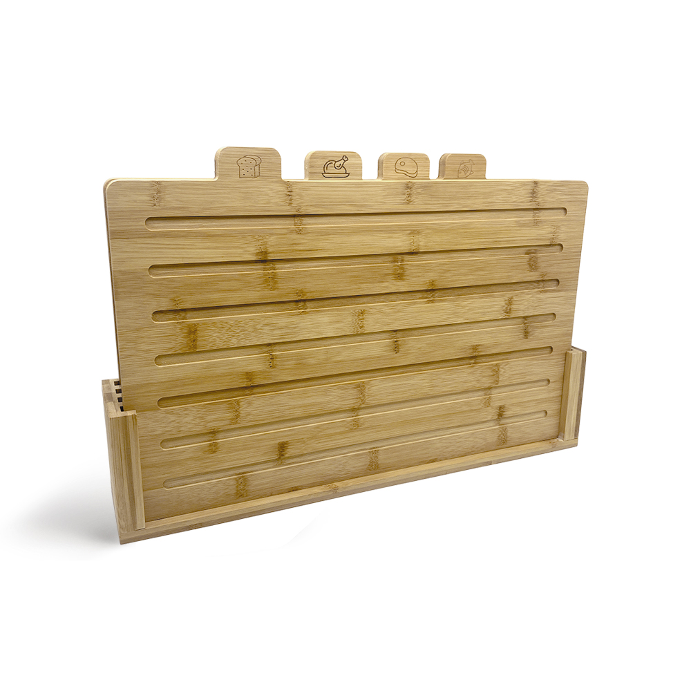 Bamboe snijplanken set groot | 45 x 27.5 - Afbeelding 2