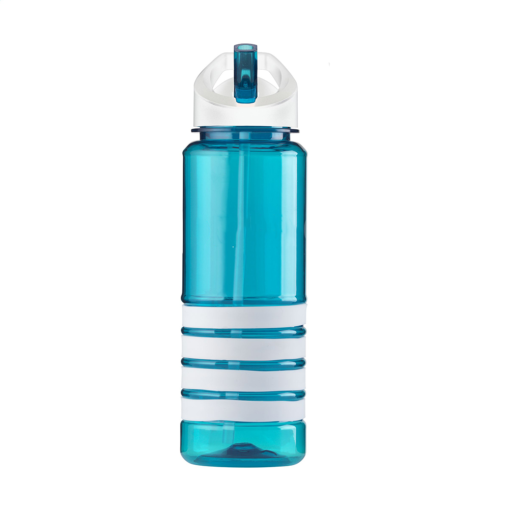 Waterfles blauw met rietje - Afbeelding 3