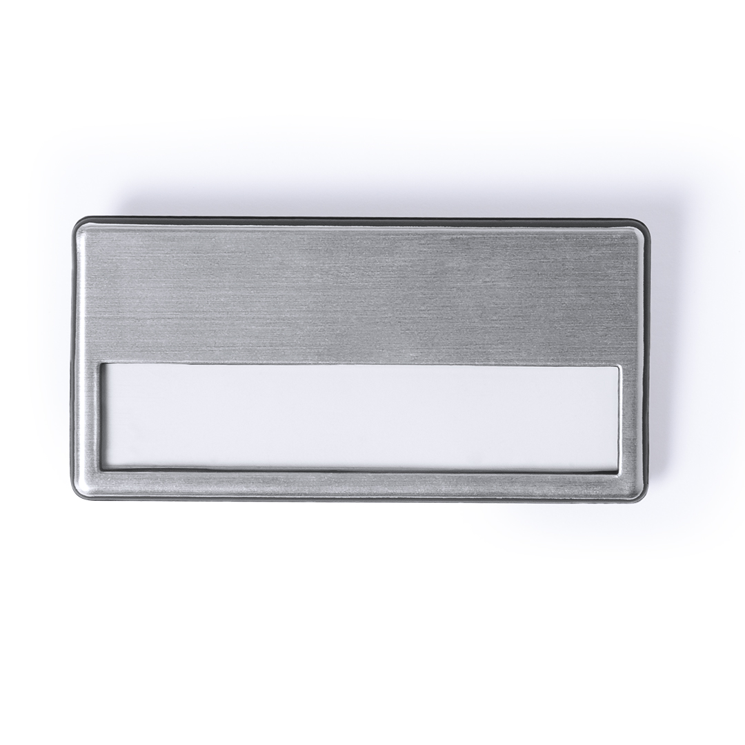 Naambadge zilver