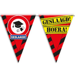 Vlaggenlijn Geslaagd hoera!