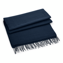 Fijn geweven sjaal donkerblauw