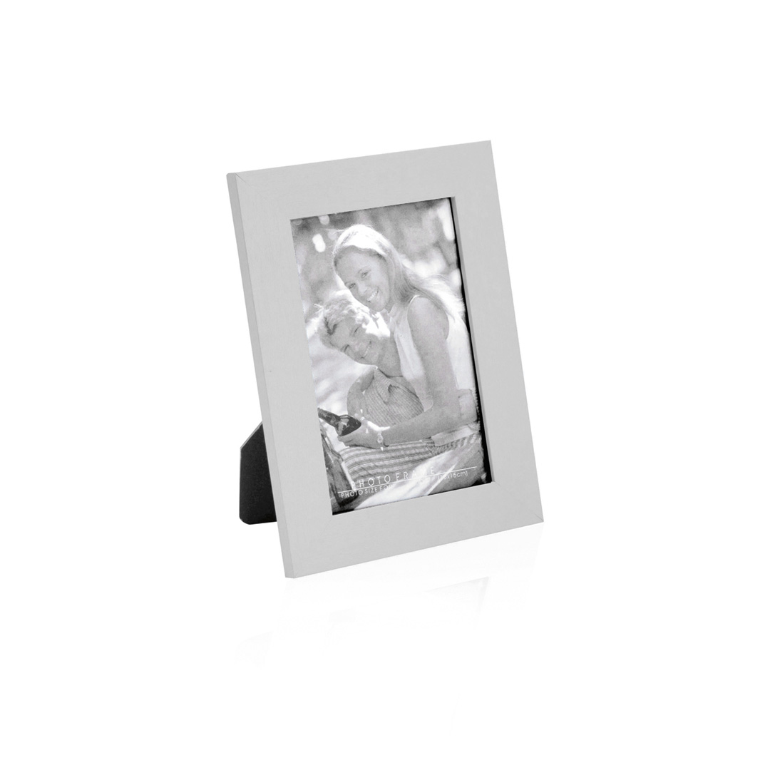 Fotolijst met houten frame 10 x 15 cm wit